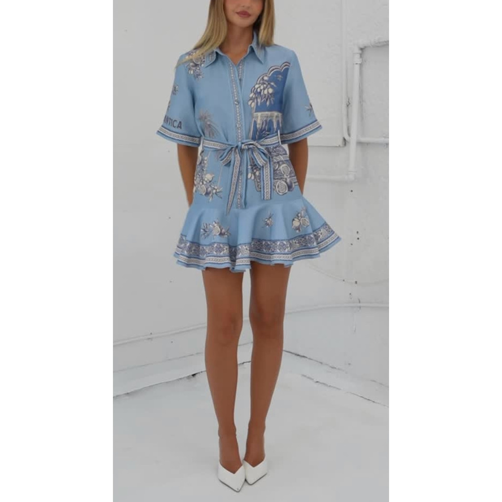 Alemais villa romantica mini dress - Picture 6 of 12